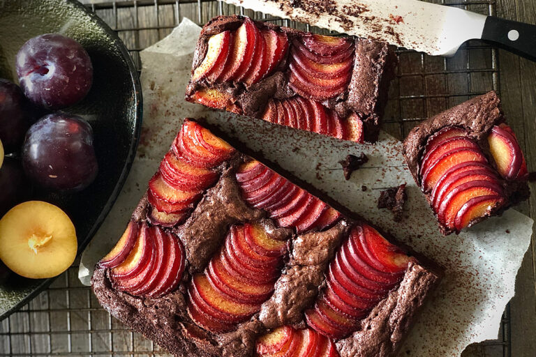 Plum Brownies